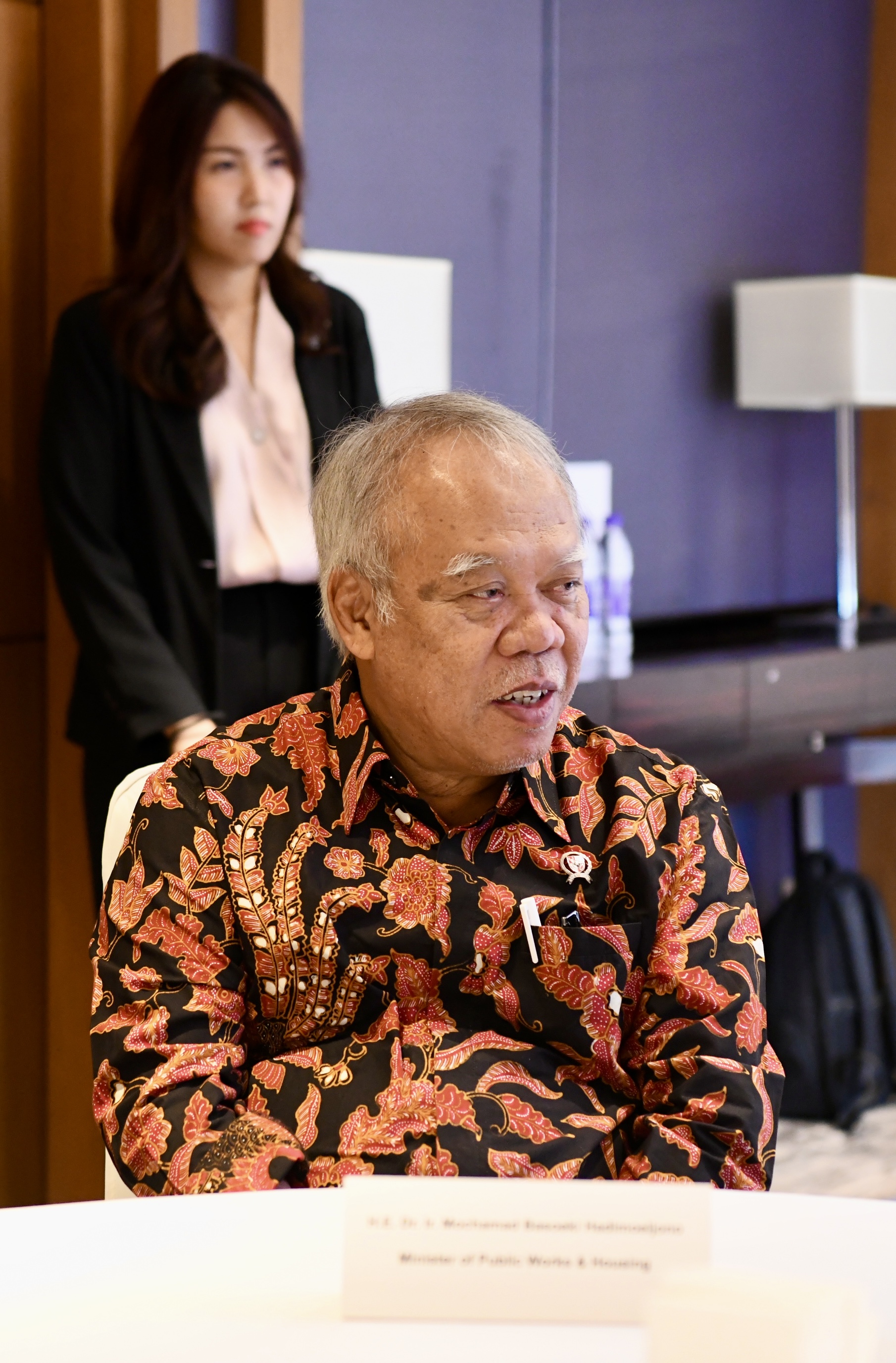 巴苏基·哈迪穆尔约诺部长发言